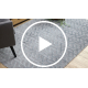 Matto PEARL 51320D harmaa - Geometrinen, ylellinen, rakenteellinen