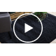 Matto PEARL 51326E musta - Geometrinen, ylellinen, rakenteellinen